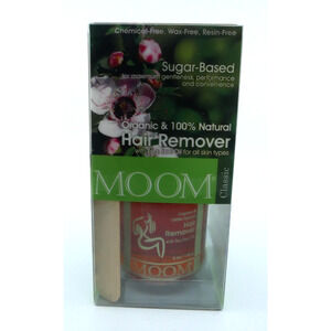 MOOM Organic Sugar Waxing Kit with Lavender & Chamomile - Natural Hair Removal